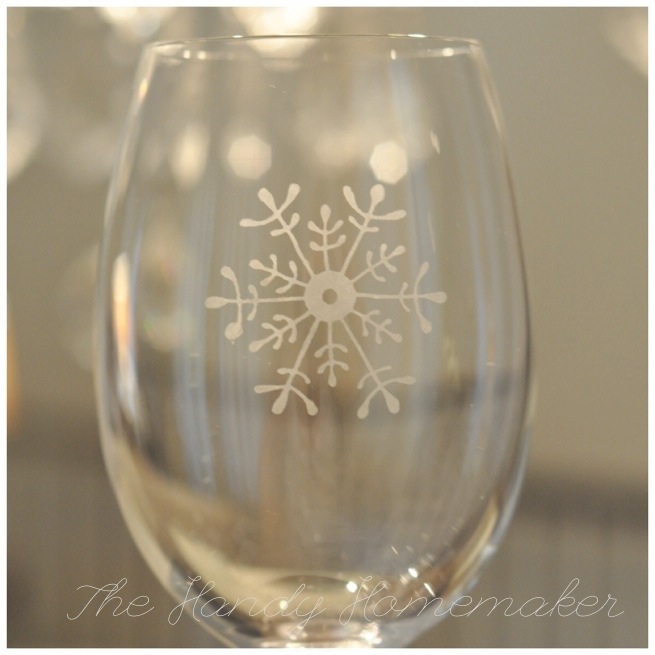 Wine Glass Etching – Dandelions & Dates