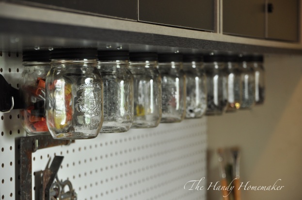 DIY Mason Jar Storage – The Handy Homemaker
