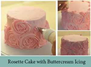 Rosette Cake with Buttercream Icing