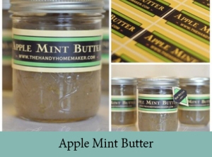 Apple Mint Butter